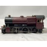 A SCRATCH BUILT LIVE STEAM 30 MM GAUGE 2-6-0 MODEL RAILWAY LOCOMOTIVE NUMBER 13270 IN MAROON AND