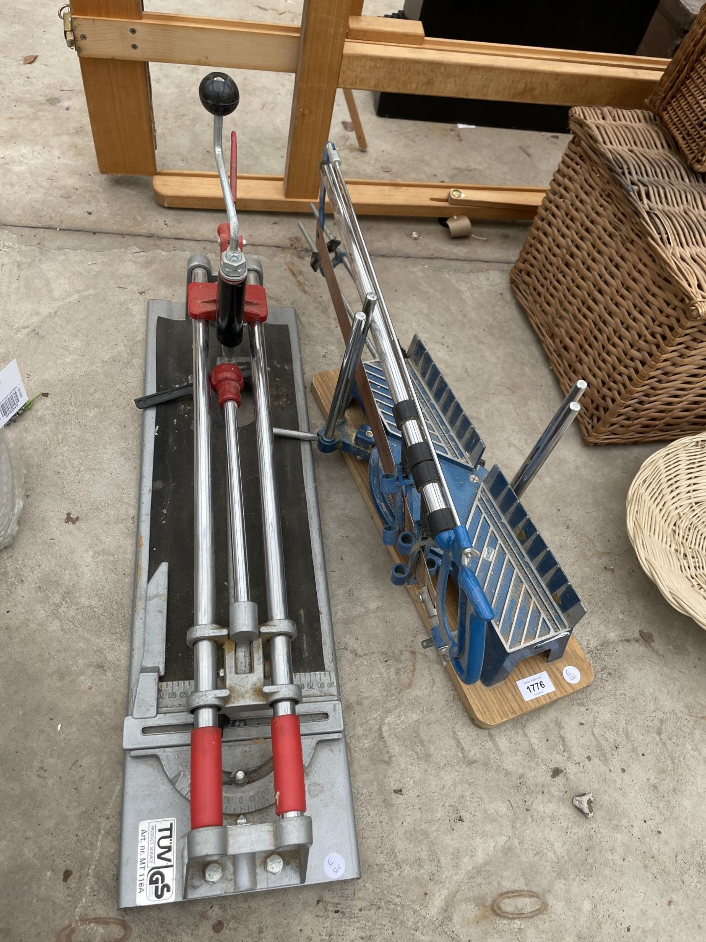 TWO MANUAL TILE CUTTERS