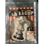 A RARE 1951, DAY AND MASON F A CUP ANNUAL PRICED ONE SHILLING