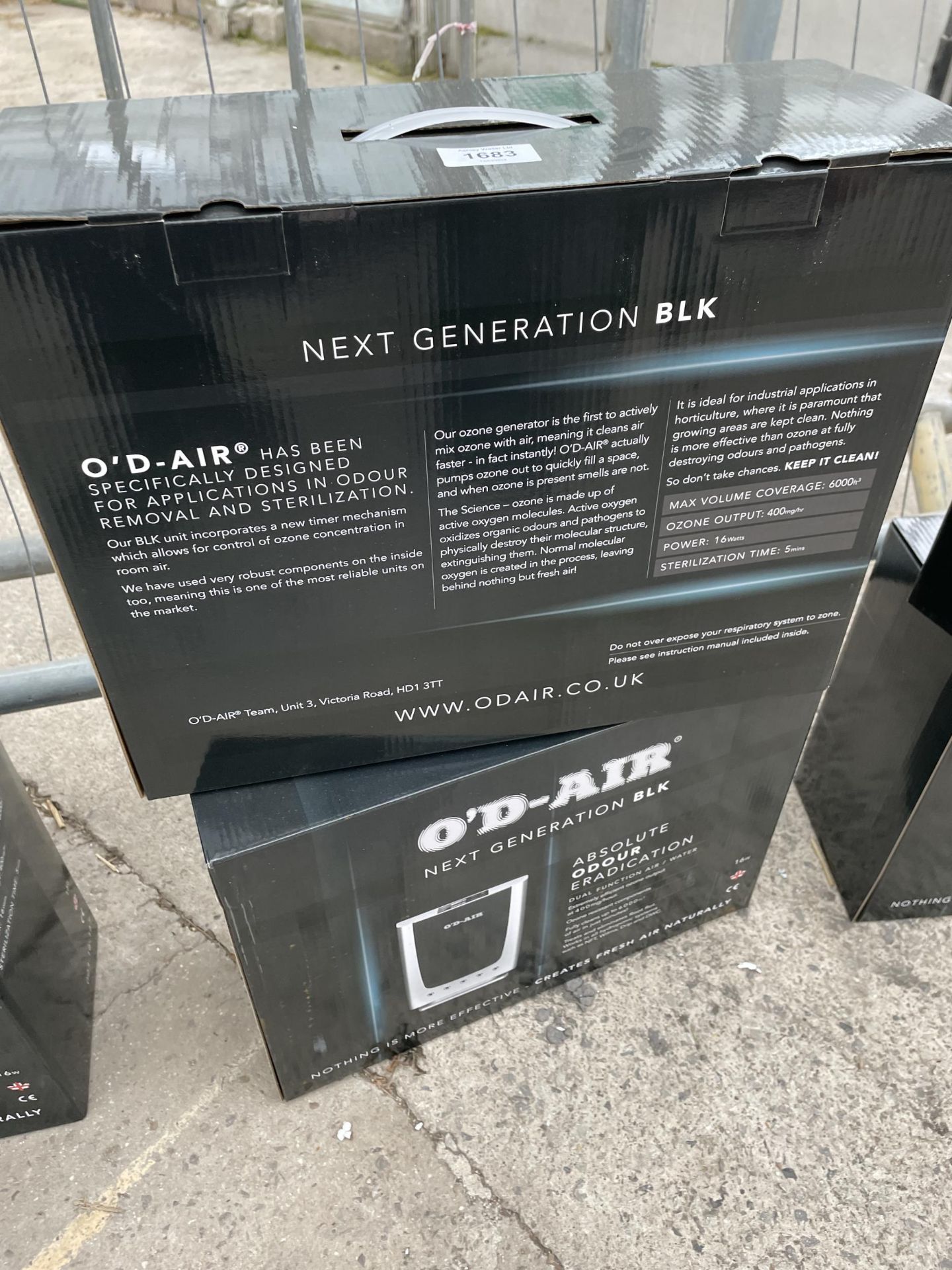 TWO BOXED AS NEW O'D-AIR AIR PURIFIERS