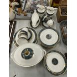 A QUANTITY OF ROYAL DOULTON 'CARLYLE' DINNERWARE TO INCLUDE A SERVING TUREEN, SAUCE BOAT AND SAUCER,