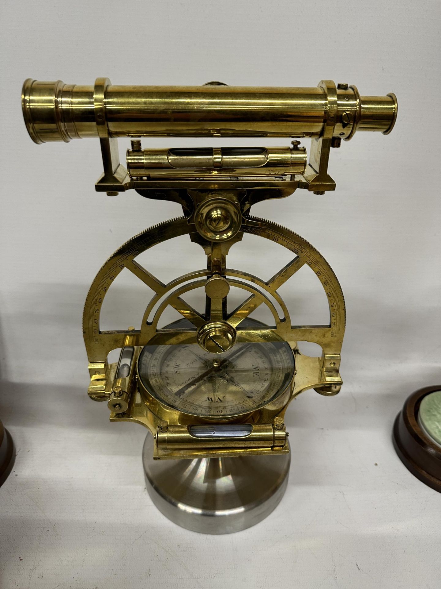 A GEODETIC ALTAZIMUTH LEVEL, BY TROUGTON AND SIMMS OF LONDON, WITH ORIGINAL BOX