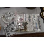 FOURTEEN NEW SEALED PACKETS OF ARTISTIC RUBBER MOUNTS