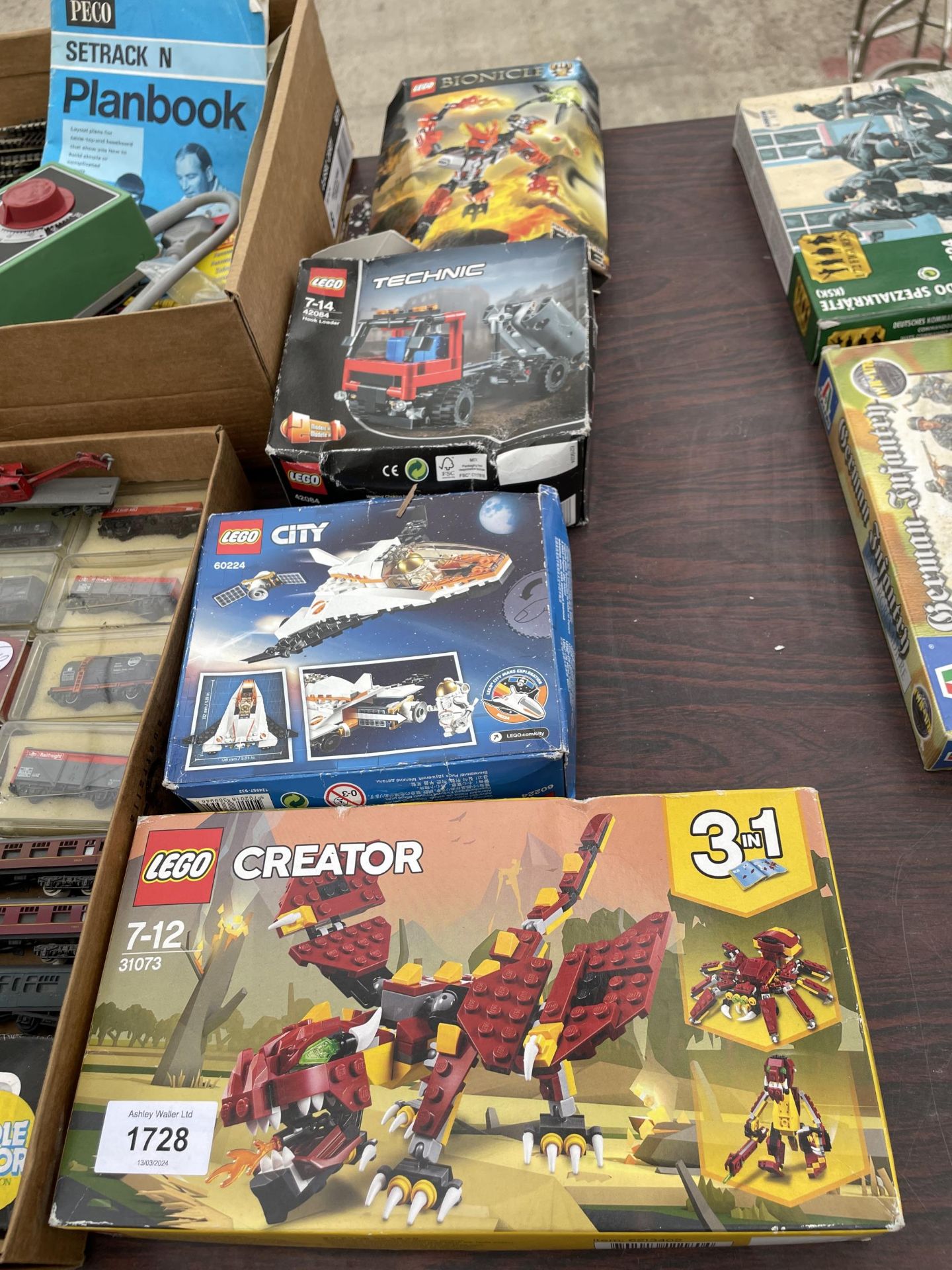 FOUR VARIOUS LEGO KITS