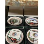 FOUR EDDIE STOBART BY ATLAS, CABINET PLATES IN ORIGINAL BOXES