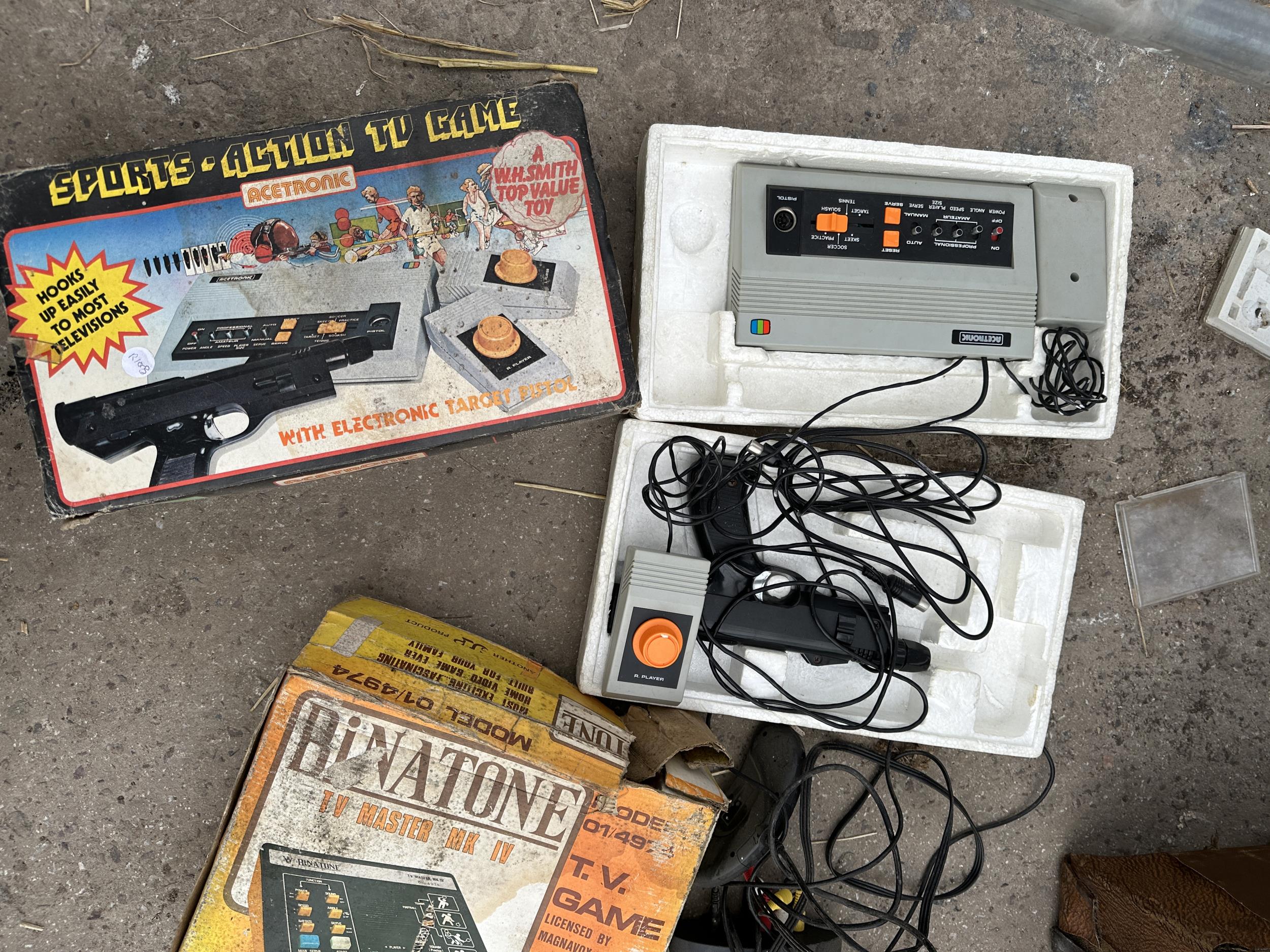 A BOXED BINATONE TV MASTER MARK IV AND AN ACETRONIC SPORTS ACTION TV GAME - Image 2 of 3