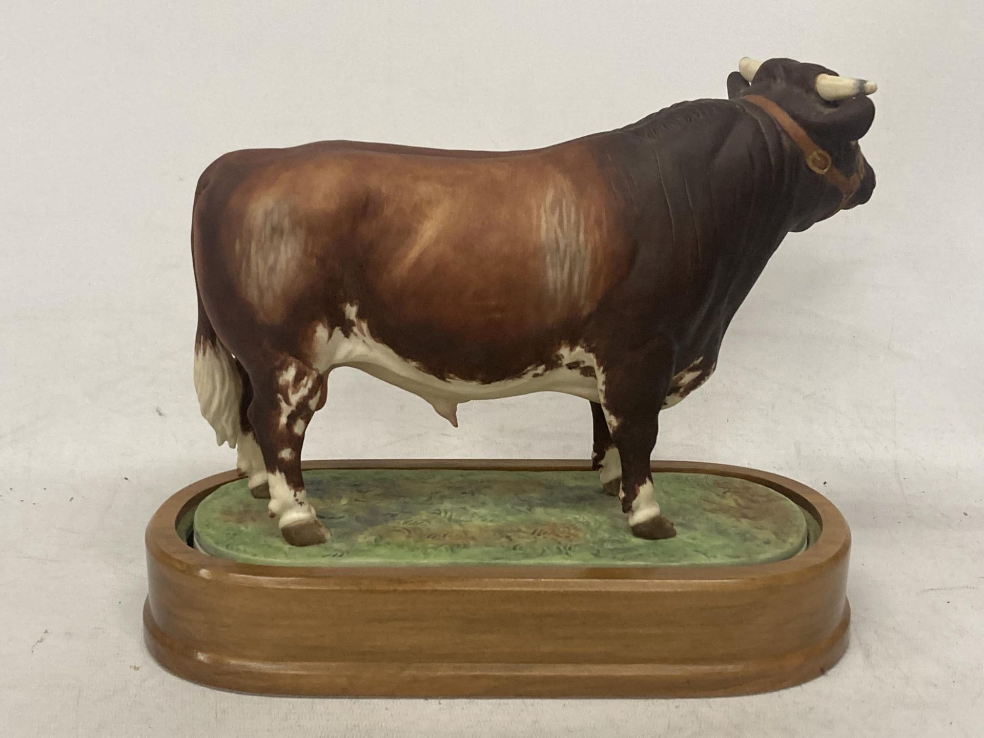 A ROYAL WORCESTER MODEL OF A DAIRY SHORTHORN BULL MODELLED BY DORIS LINDNER PRODUCED IN A LIMITED - Image 3 of 5