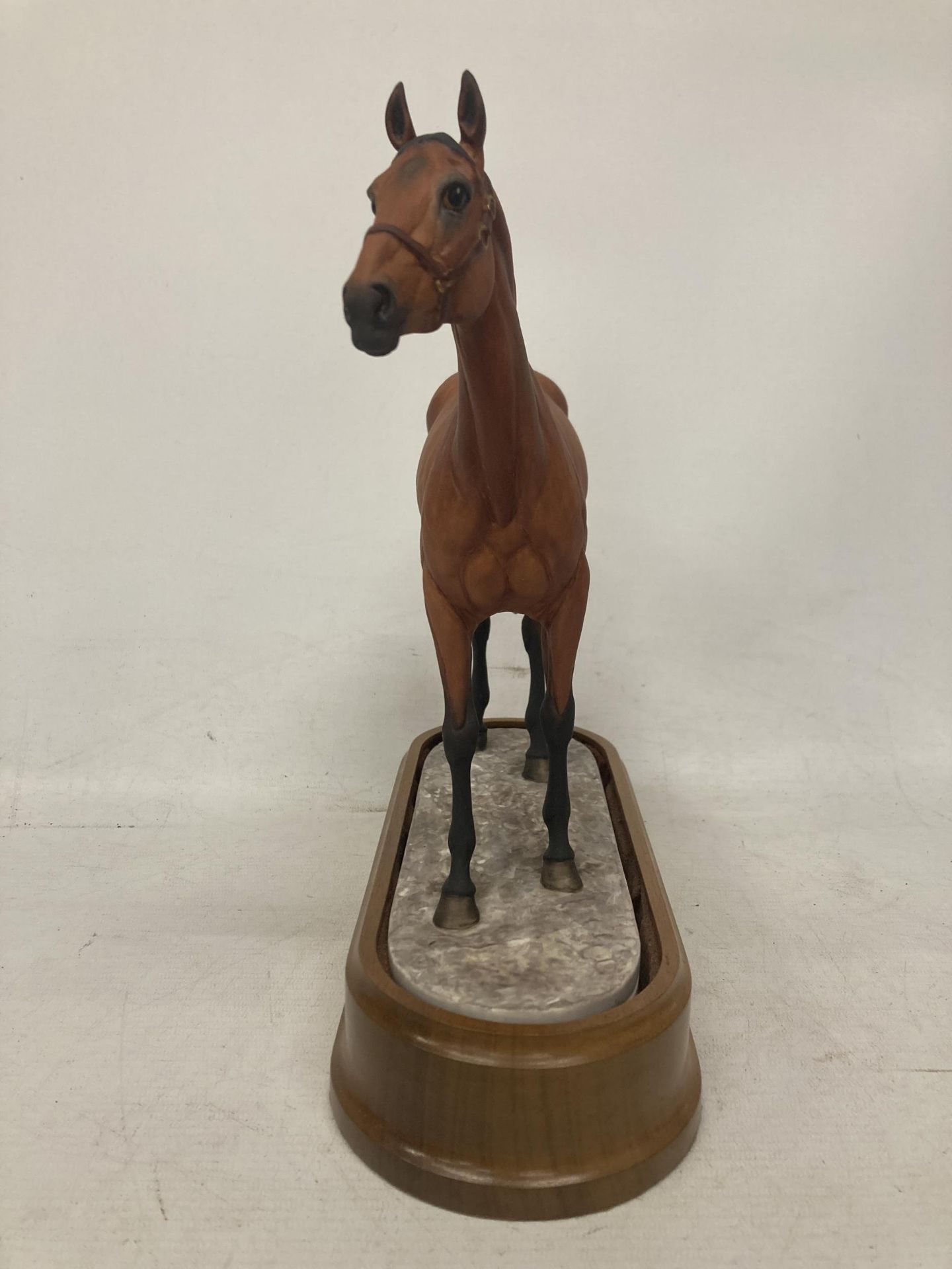 A ROYAL WORCESTER MODEL OF RED RUM MODELLED BY DORIS LINDNER AND PRODUCED IN A LIMITED EDITION OF - Image 2 of 5