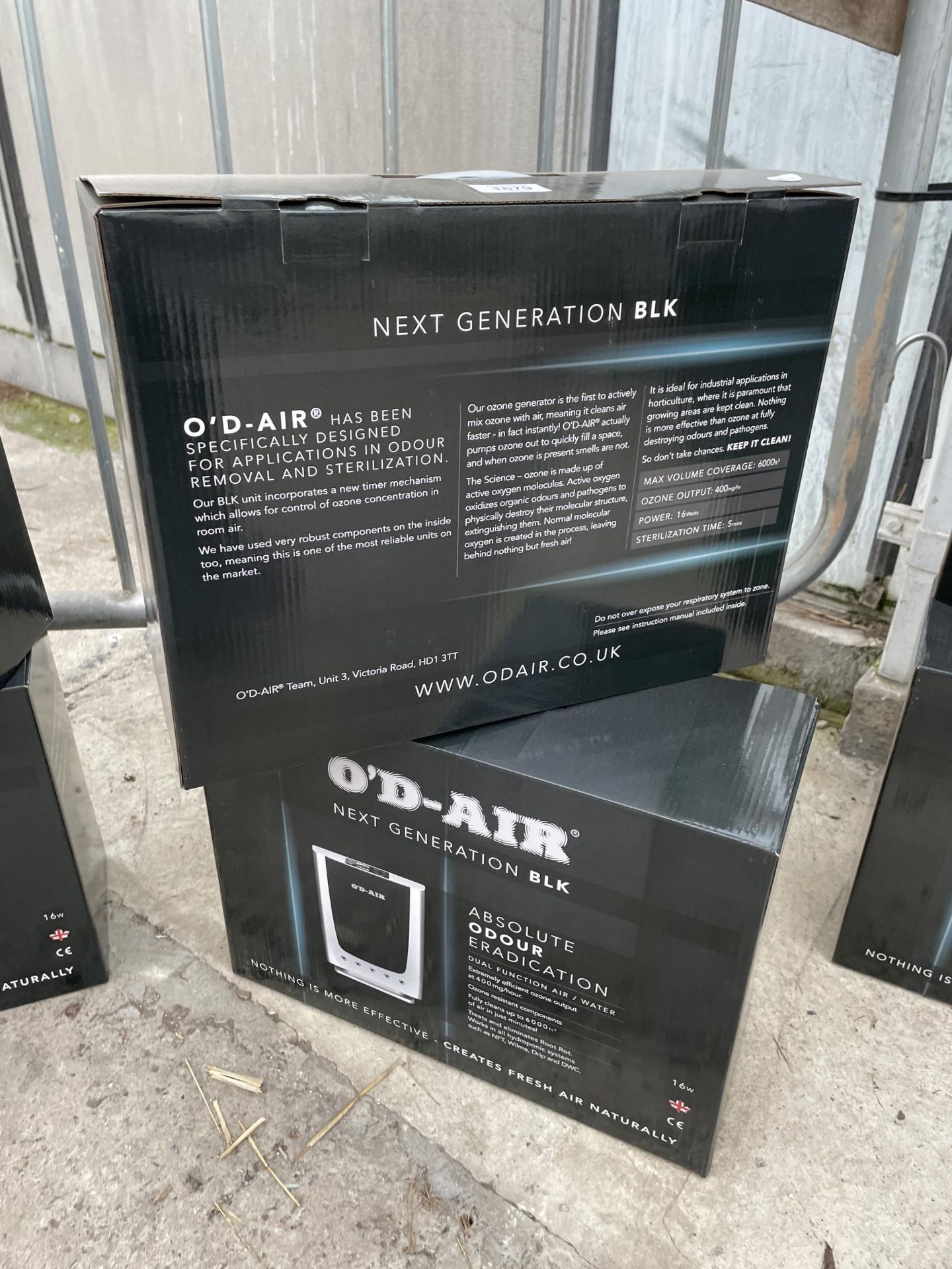 TWO BOXED AS NEW O'D-AIR AIR PURIFIERS