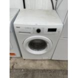 A WHITE ZANUSSI 8KG WASHING MACHINE