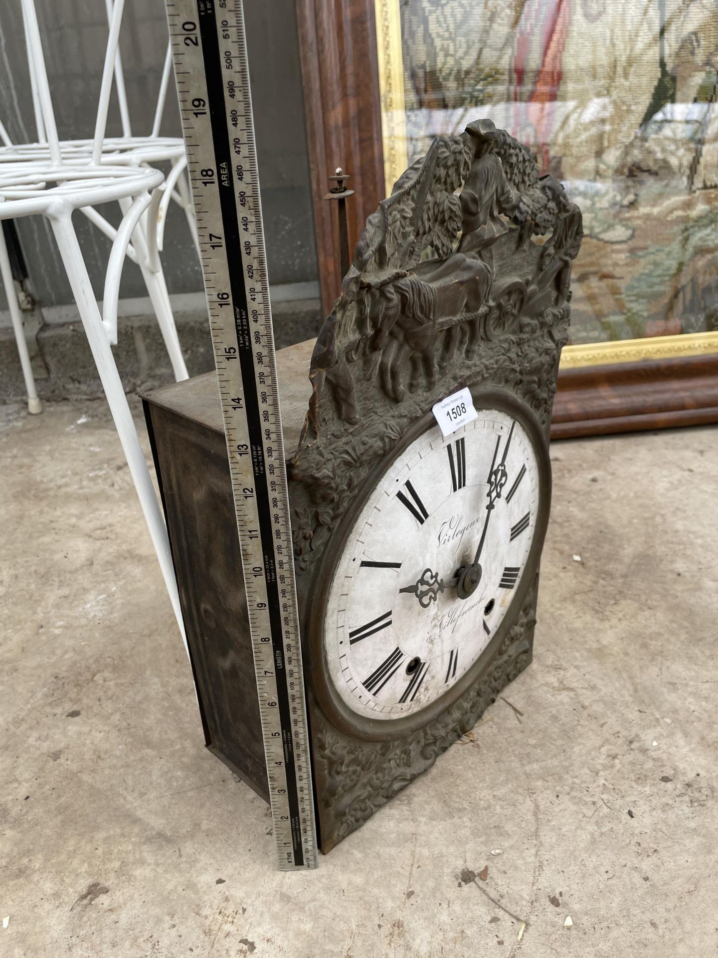 A FRENCH 19TH CENTURY COMTOISE CLOCK - Image 2 of 7