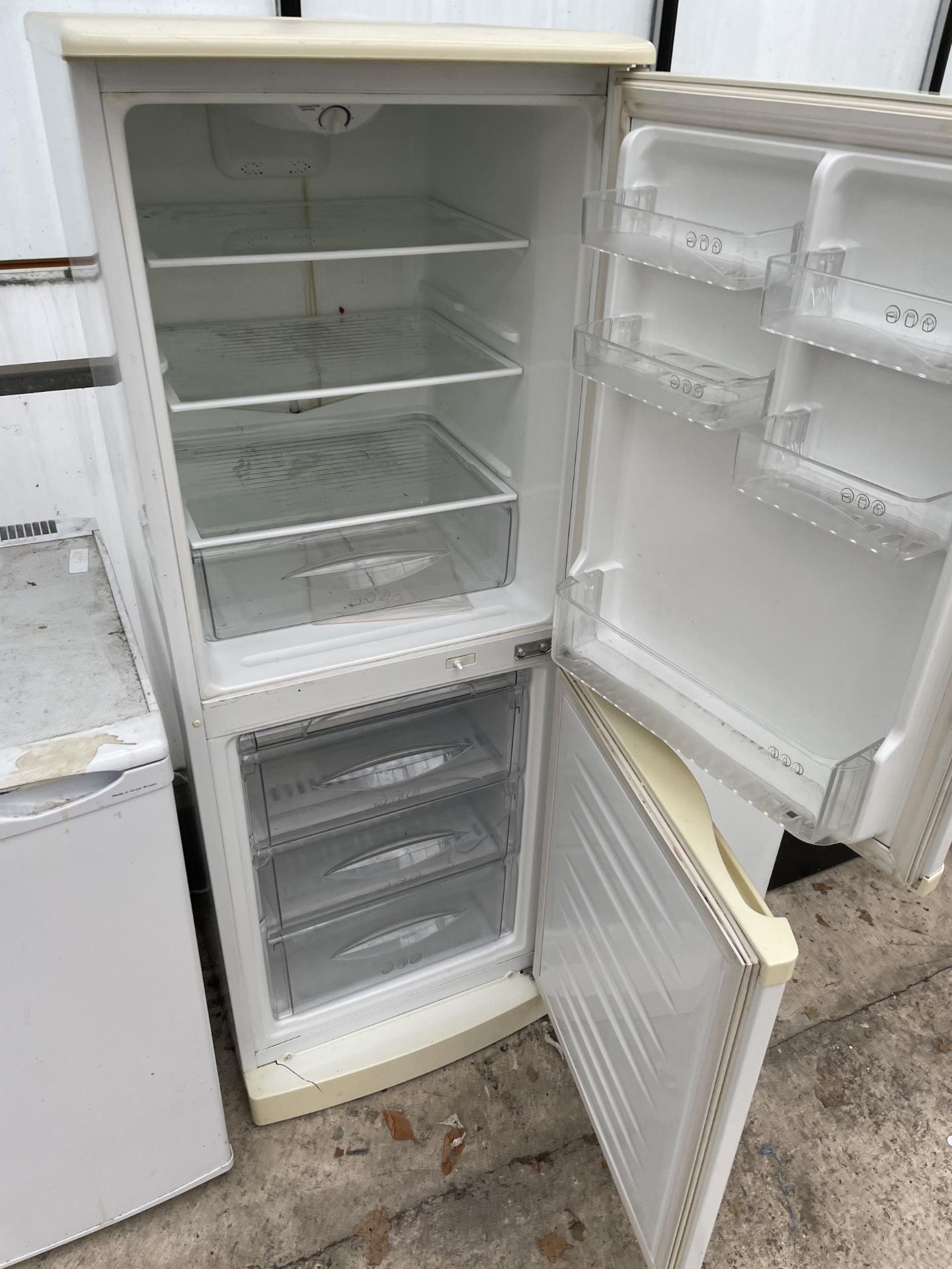 A WHITE UPRIGHT LG FRIDGE FREEZER - Image 2 of 2