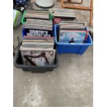 A LARGE ASSORTMENT OF LP RECORDS