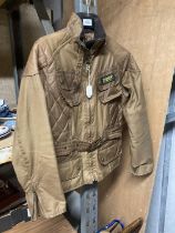 A SIZE 12 BARBOUR INTERNATIONAL JACKET