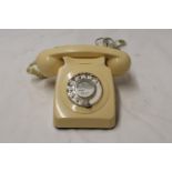 A VINTAGE GPO ROTARY DIAL PHONE