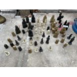 A PART COMPLETE LEWIS CHESS SET AND A FURTHER PART COMPLETE CHESS SET