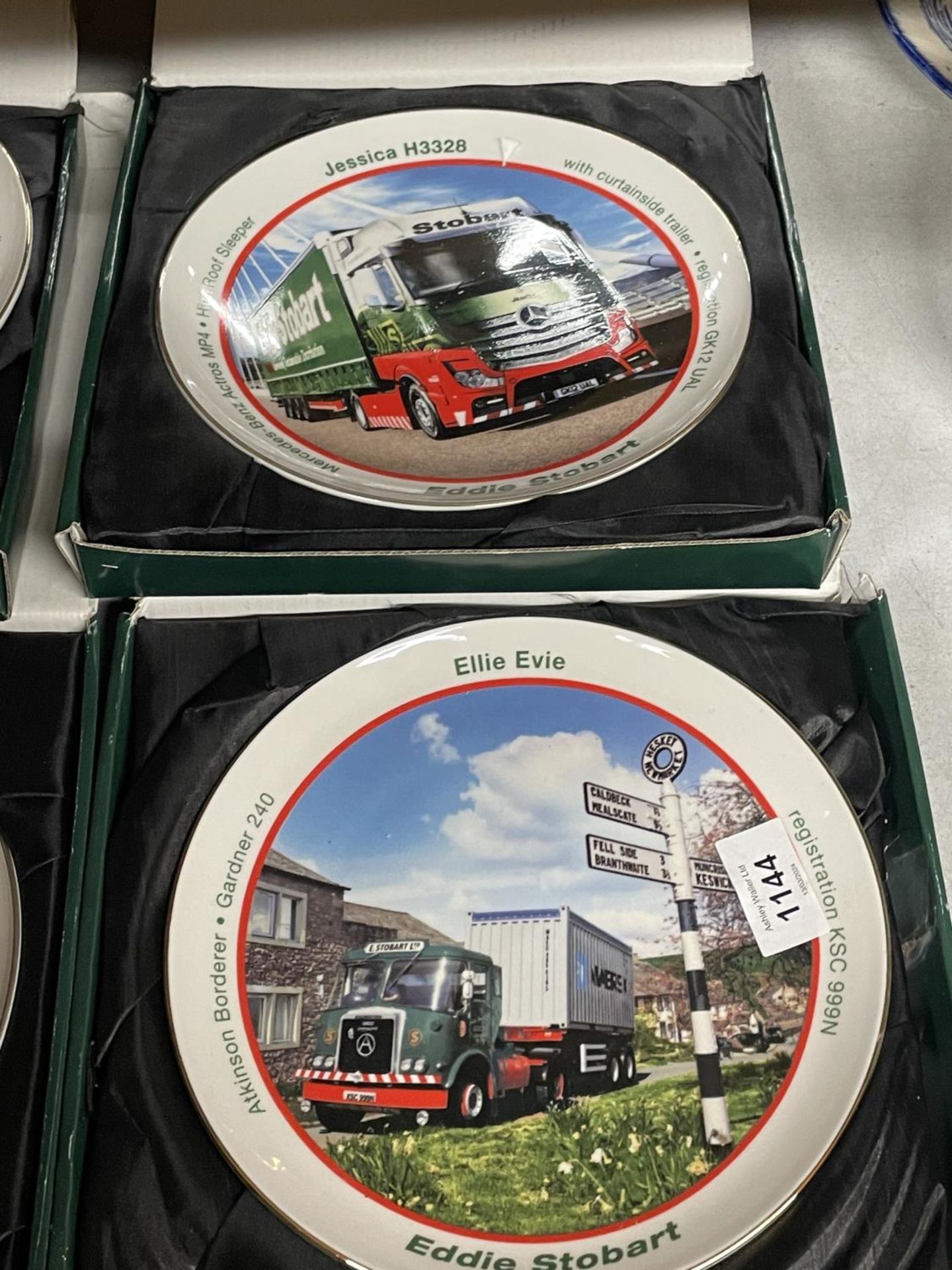 FOUR EDDIE STOBART BY ATLAS, CABINET PLATES IN ORIGINAL BOXES - Image 3 of 3