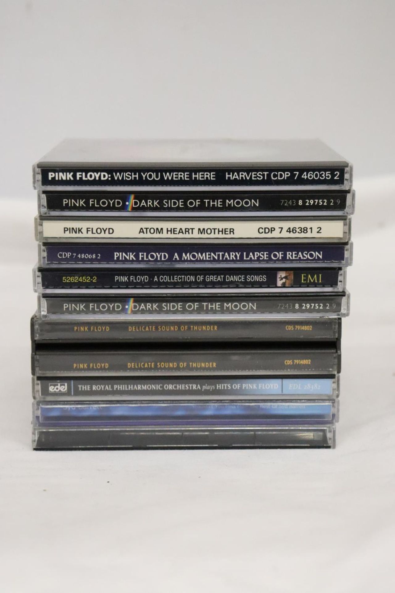 TEN PINK FLOYD CD ALBUMS