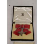 A BOXED LADIES MBE WITH FRAMED PROVENANCE