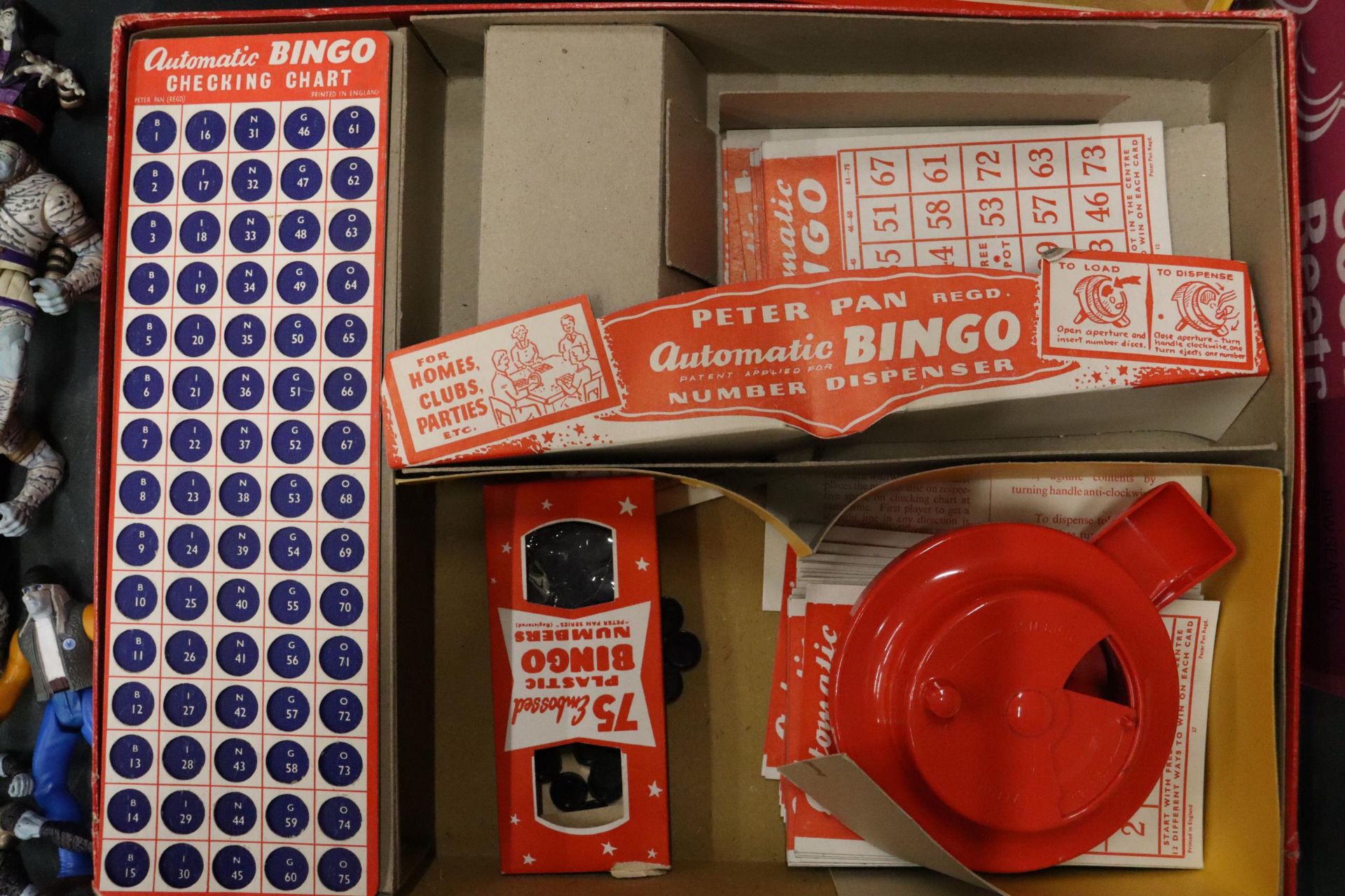 AN EARLY 1960'S, PETER PAN AUTOMATIC BINGO, VENDOR STATES NEVER PLAYED WITH - Bild 4 aus 8