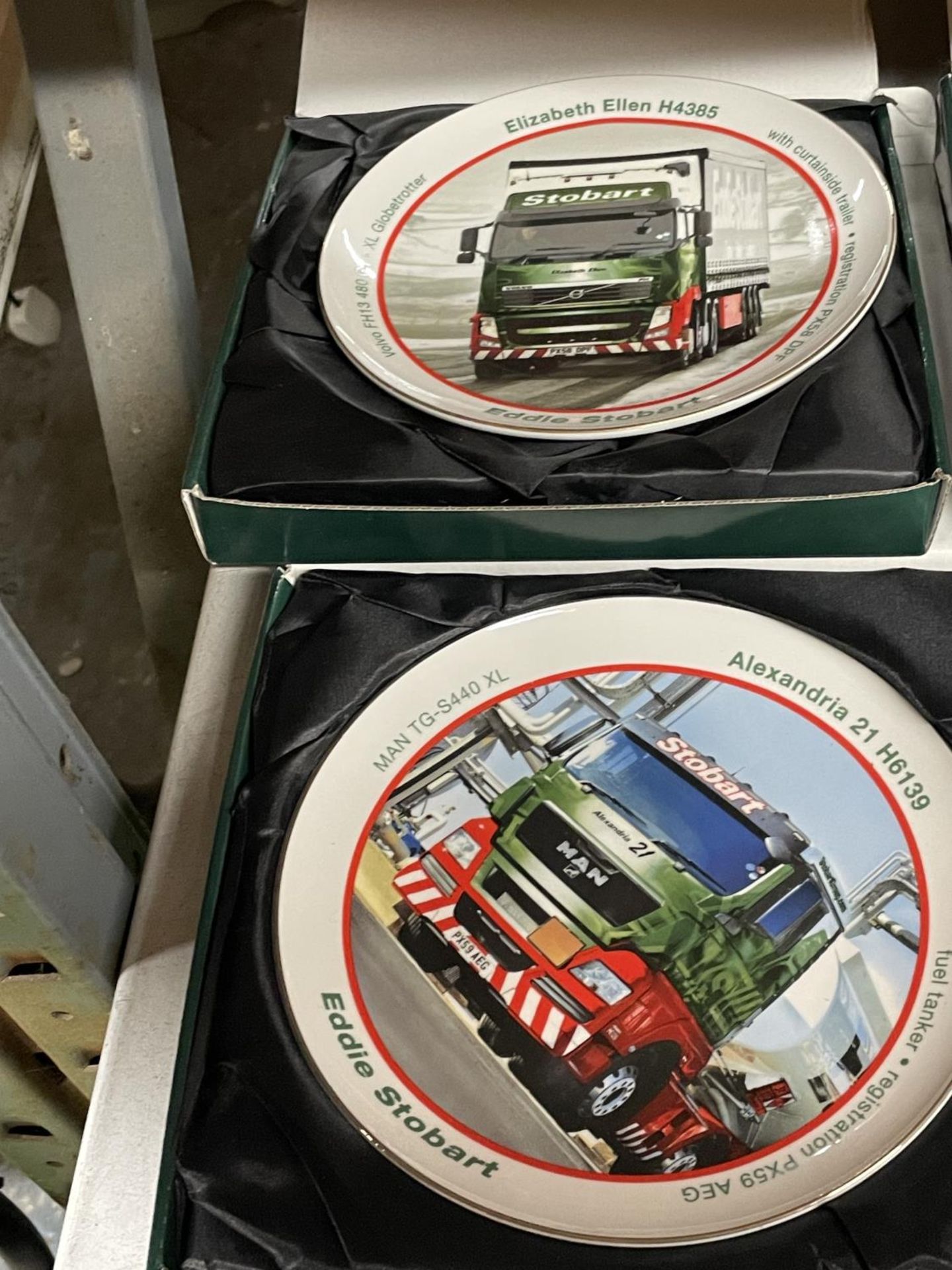 FOUR EDDIE STOBART BY ATLAS, CABINET PLATES IN ORIGINAL BOXES - Image 2 of 3