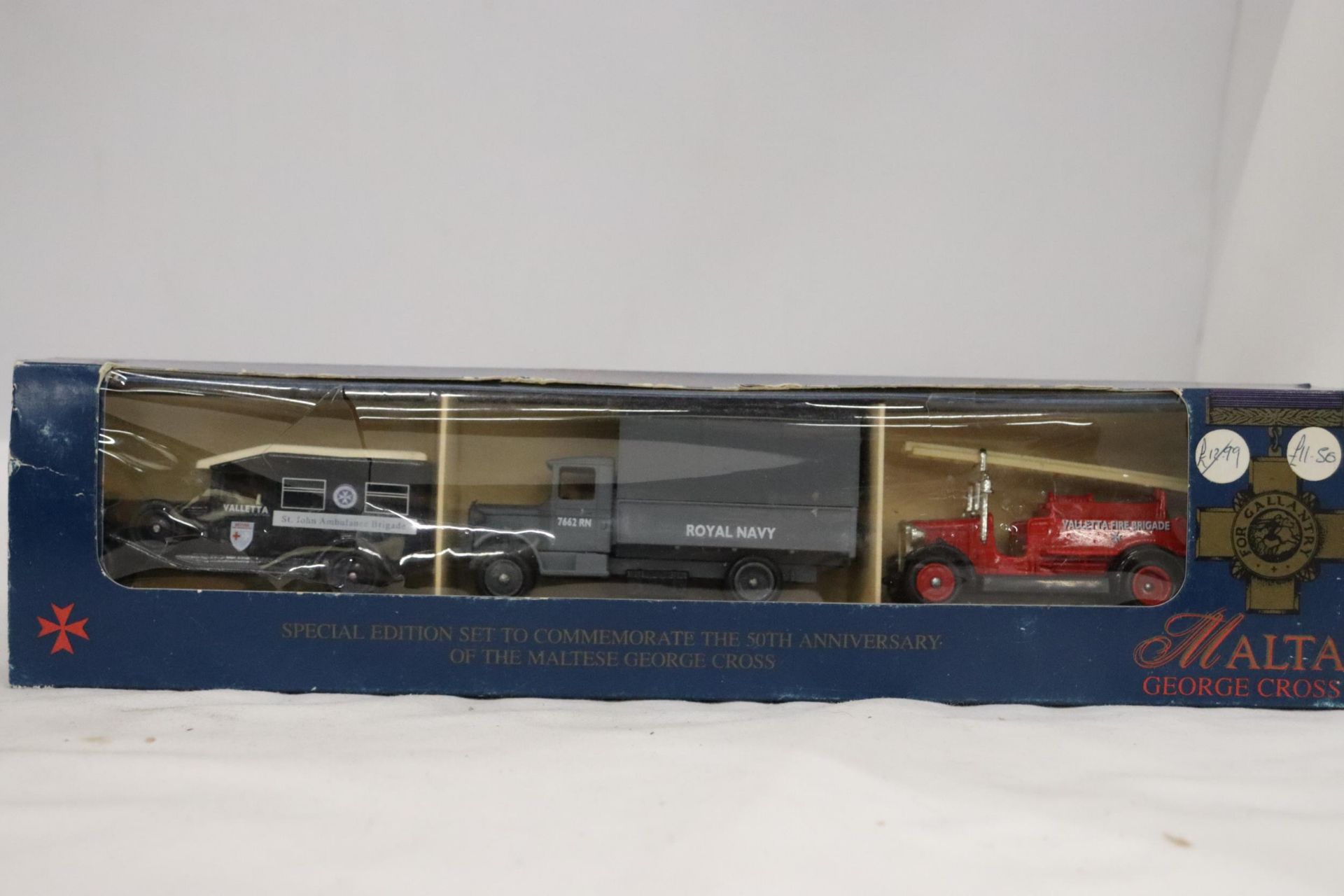 TWO SPECIAL EDITION SETS OF DIE-CAST MILITARY VEHICLES, ONE LLEDOAND ONE MALTA, RAF, RFC, GEORGE - Image 3 of 8