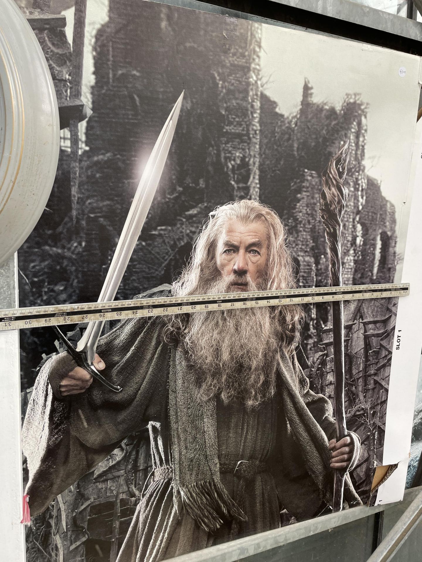 A COLLECTION OF FIVE CARDBOARD LORD OF THE RINGS CINEMA DISPLAY BOARDS - Image 3 of 3