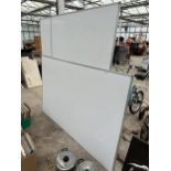 THREE LARGE WALL MOUNTING WHITE BOARDS