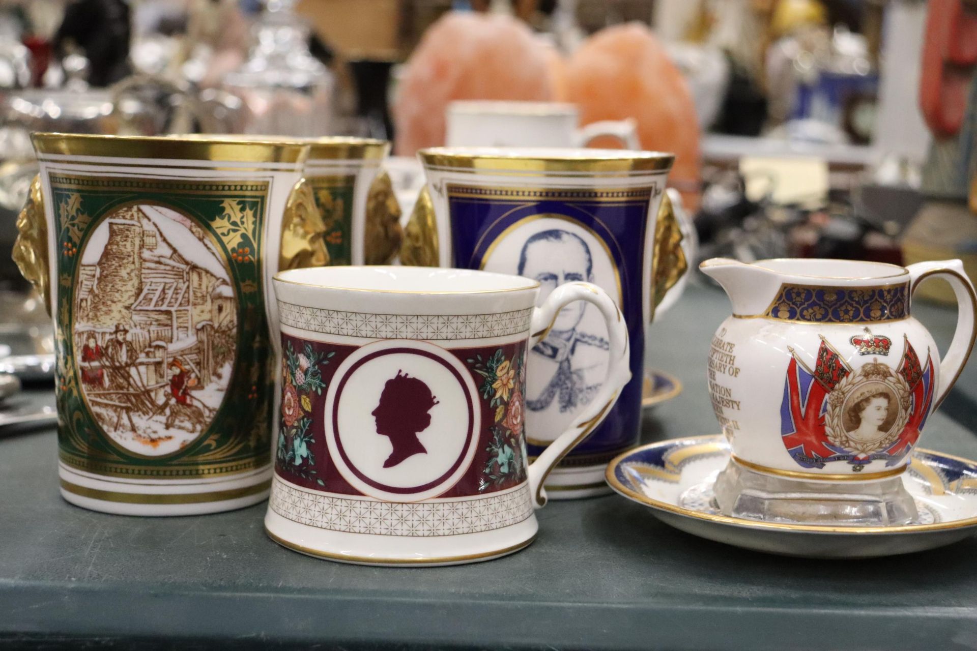 A LARGE QUANTITY OF COMMEMORATIVE MUGS AND CUPS TO INCUDE ROYALTY - Image 5 of 9