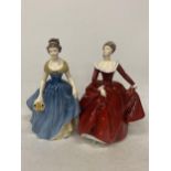 TWO ROYAL DOULTON FIGURINES - "MELANIE" HN 2271 AND "FRAGRANCE" A MICHAEL DOULTON EXCLUSIVE 1991