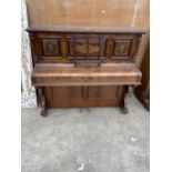 A CRANE & SONS (LIVERPOOL) OVERSTRUNG WALNUT PIANO