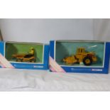 TWO DIECAST CORGI MODELS 64801 DUMPER TRUCK - WIMPEY TIPPING DUMPER AND TY 86001 ROAD ROLLER -