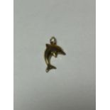 A 9CT YELLOW GOLD DOLPHIN CHARM