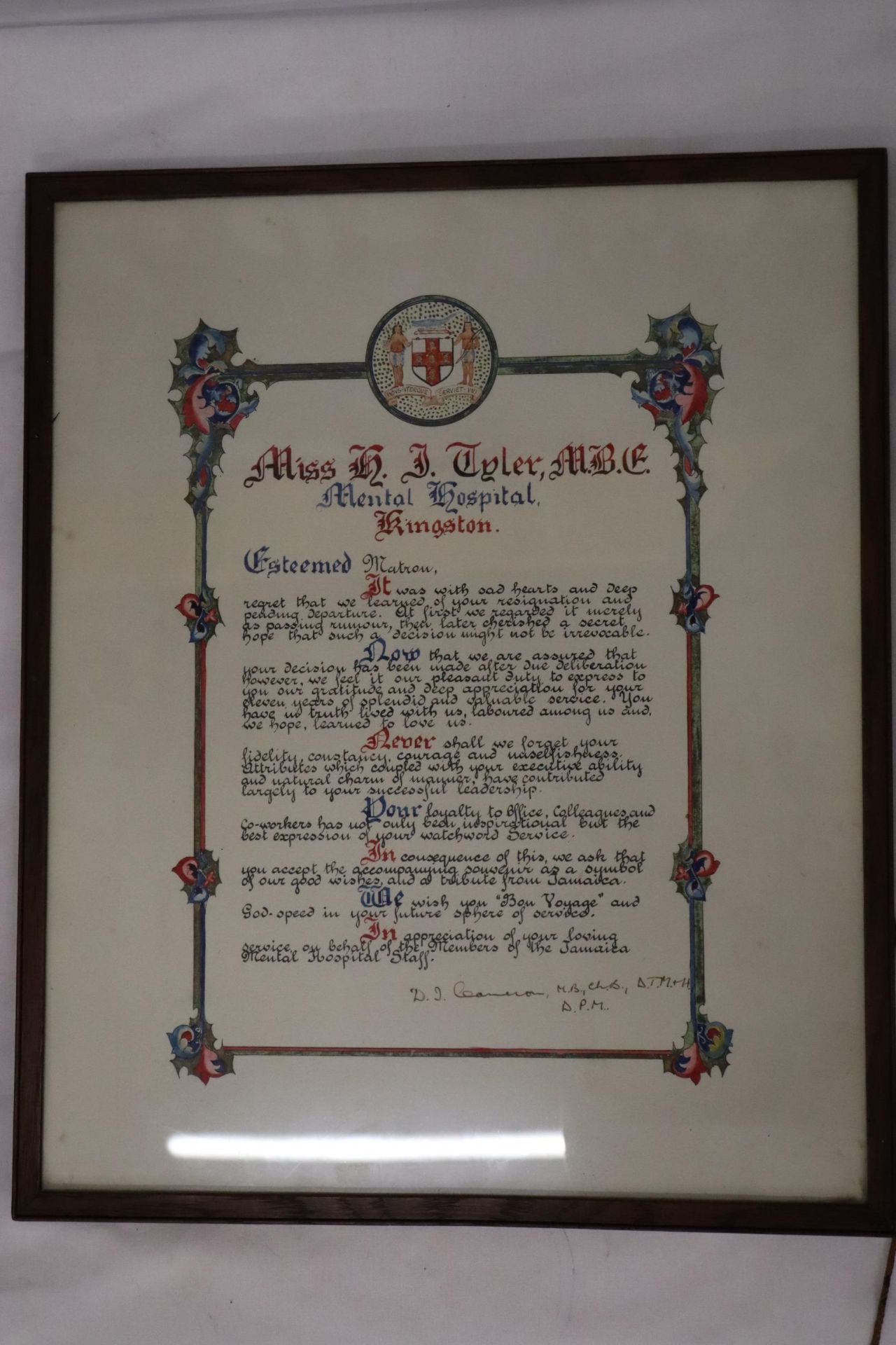 A BOXED LADIES MBE WITH FRAMED PROVENANCE - Image 9 of 10
