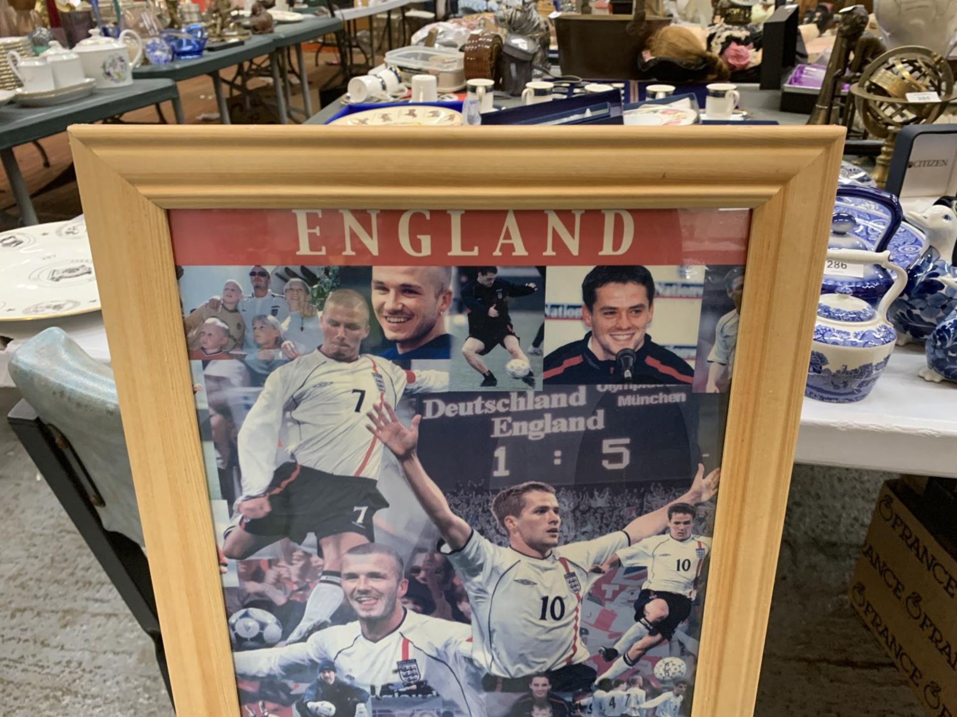 A MONTAGE OF ENGLAND FOOTBALLERS GERMANY 1 ENGLAND 5 - Bild 2 aus 3