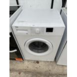 A WHITE BEKO 8KG WASHING MACHINE