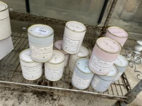AN ASSORTMENT OF AS NEW CATE MAINE LUXURY CANDLES