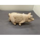 A CAST NORCO PIG MONEY BOX