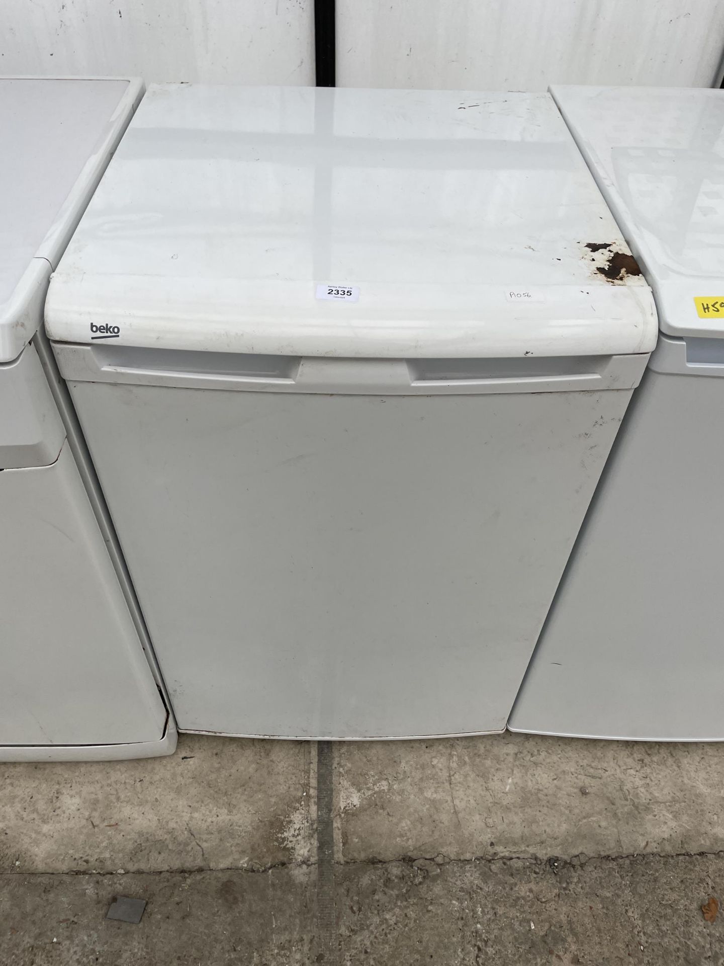 A WHITE BEKO UNDERCOUNTER FREEZER