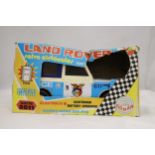 A ROMAN TOYS, BOXED LANDROVER, SERIES 2611, POLICE JEEP