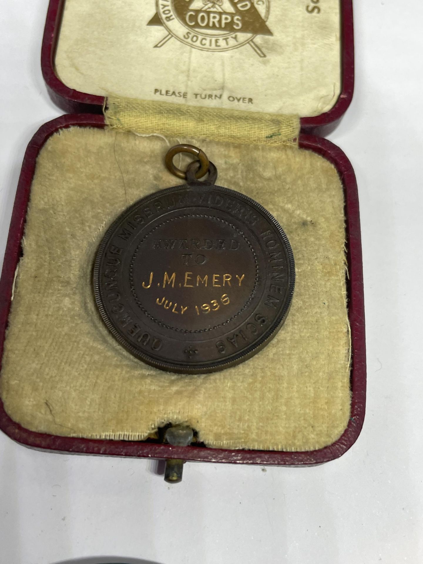 TWO VINTAGE MEDALS ONE LIFE GUARD CORPS 1936 AND HANLEY HIGH SCHOOL SACK RACE 1936 - Image 3 of 4