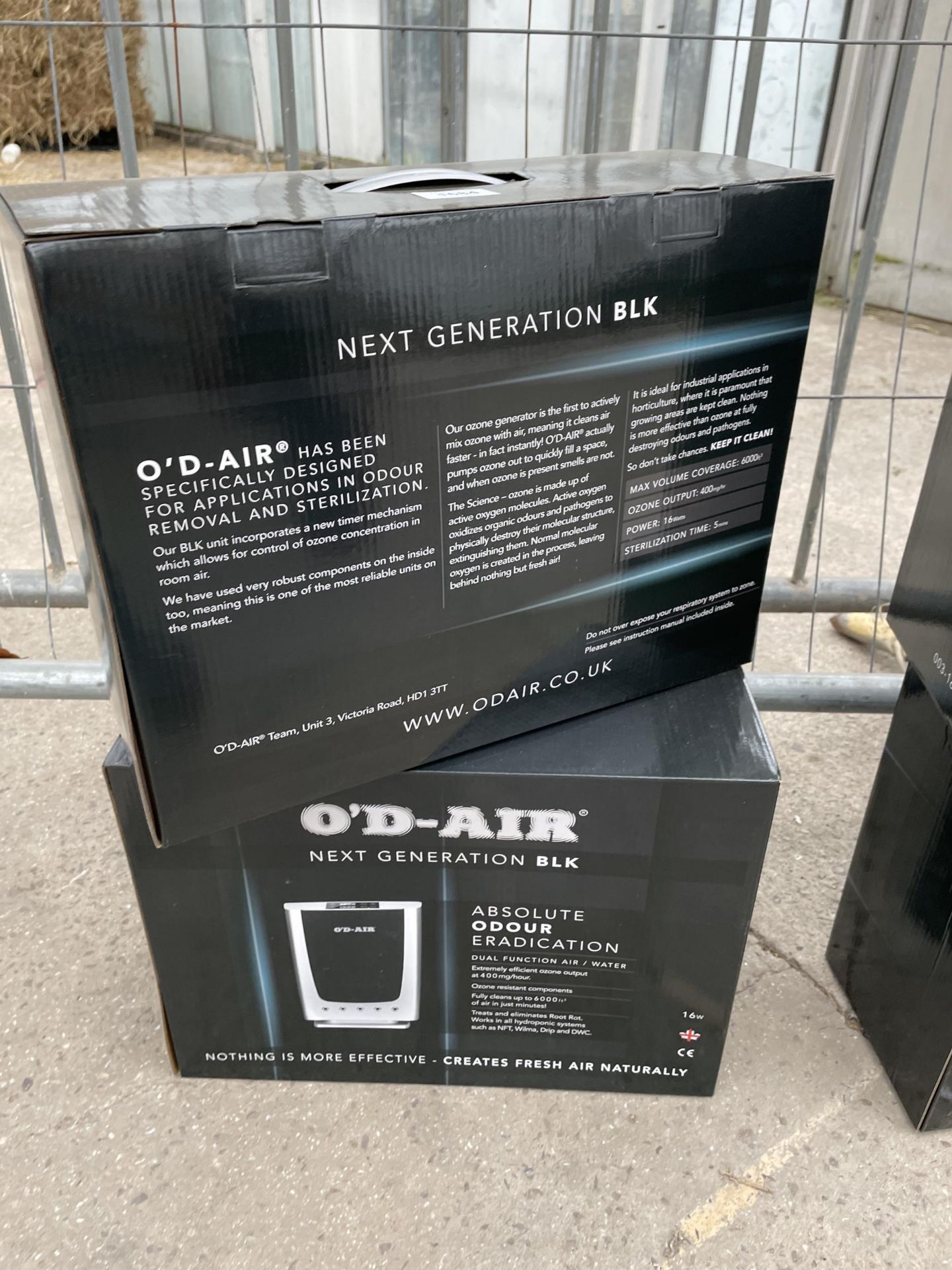 TWO BOXED AS NEW O'D-AIR AIR PURIFIERS