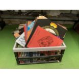 A LARGE QUANTITY OF VINYL LP RECORDS TO INCLUDE COMPILATIONS, MUSICALS, ETC