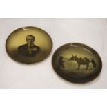 TWO 1930'S RIDGEWAY PLATES OF FAMOUS ARTISTS