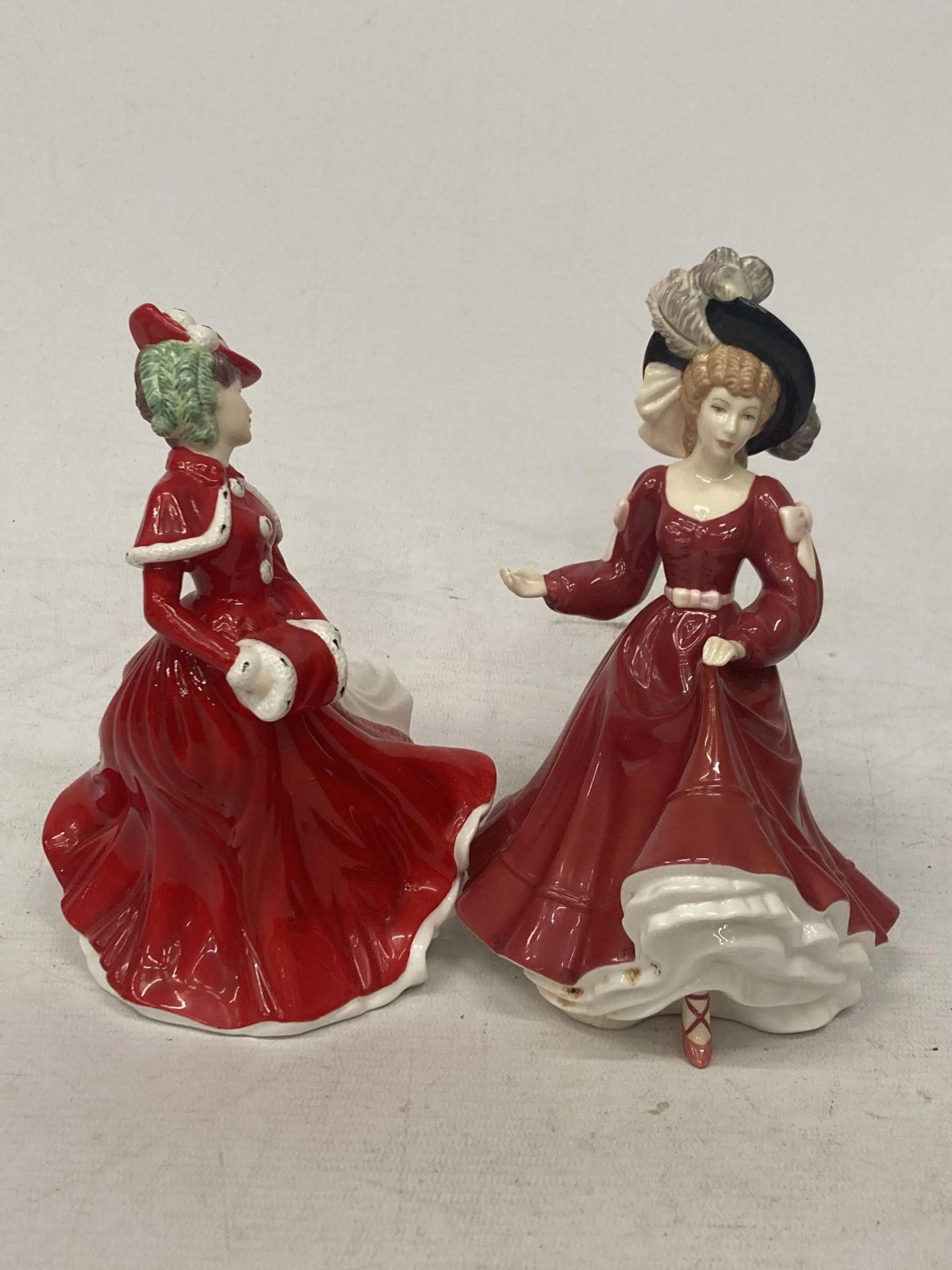 TWO ROYAL DOULTON FIGURINES FROM THE PRETTY LADIES COLLECTION - "CHRISTMAS CELEBRATION" AND " - Image 4 of 5