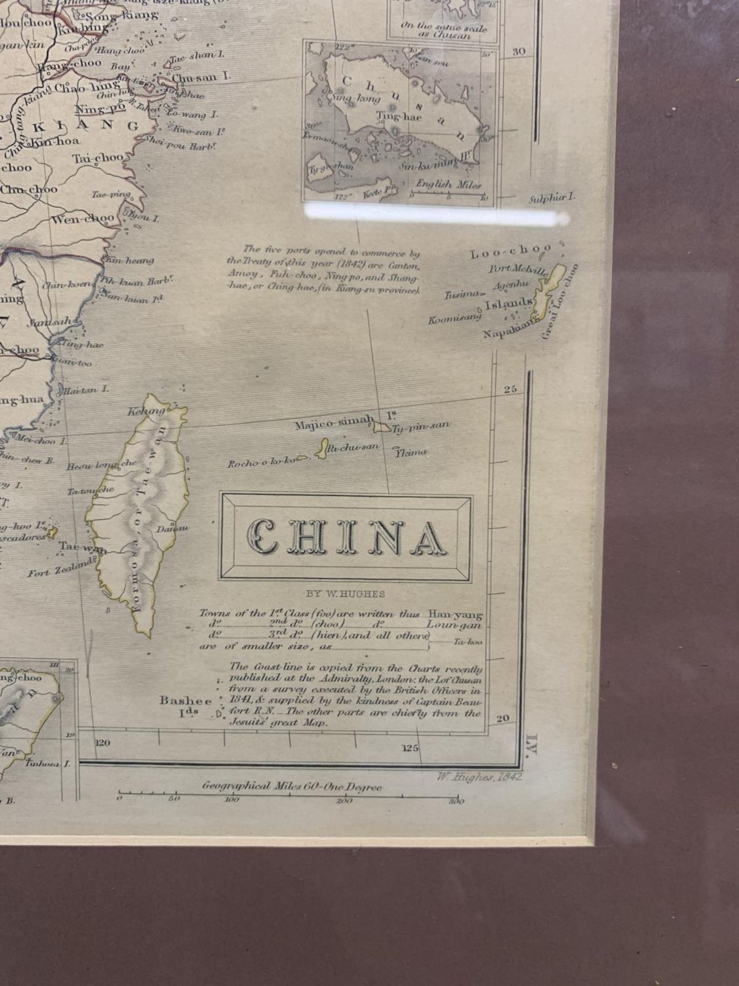 A FRAMED MAP OF CHINA - Image 3 of 3