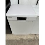 A WHITE SAMSUNG DISHWASHER