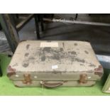 A VINTAGE SUITCASE