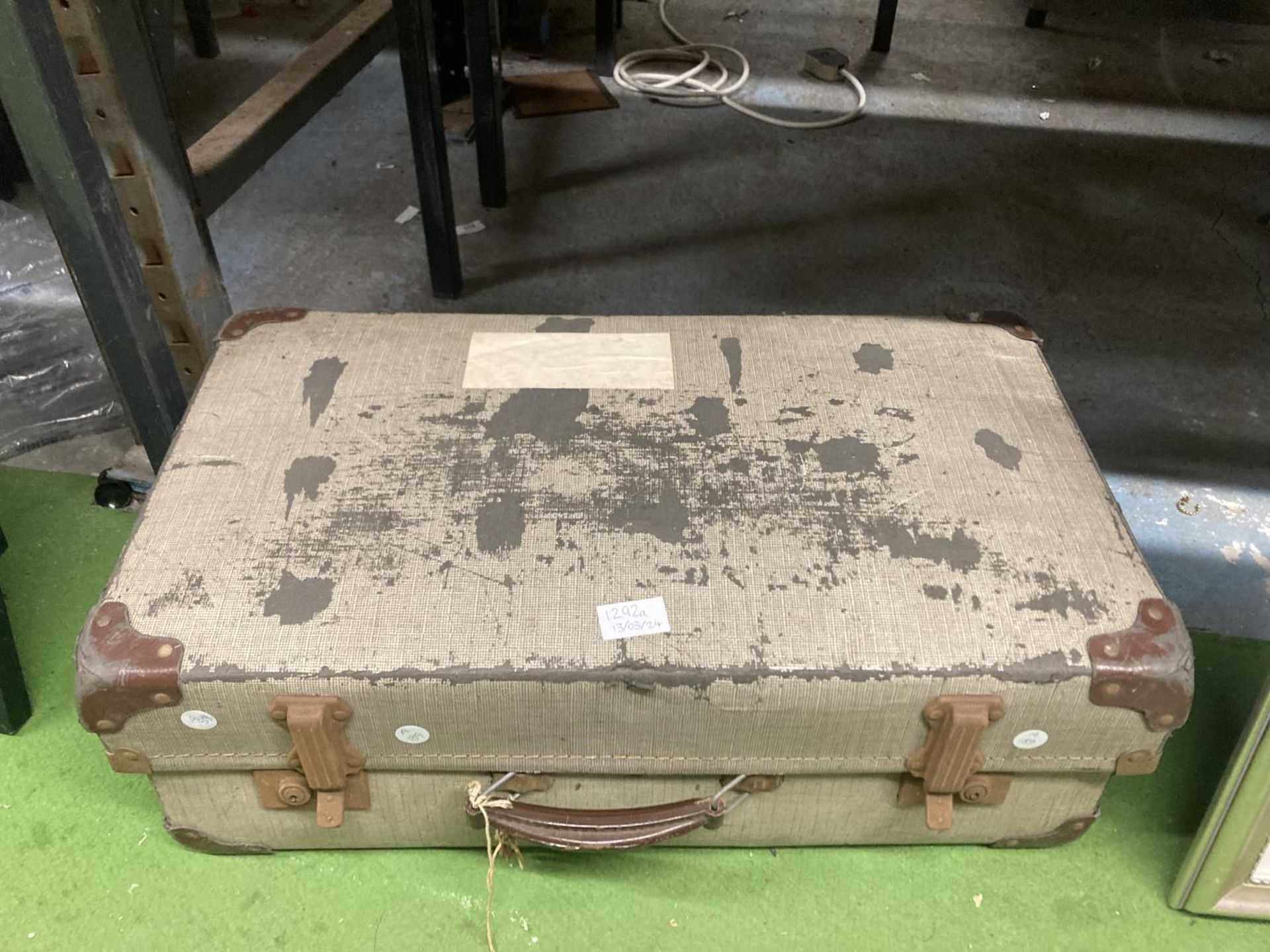 A VINTAGE SUITCASE