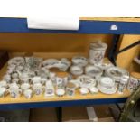 A VERY LARGE QUANTITY OF PORTMEIRION POTTERY TO INCLUDE LIDDED BREAD BIN, BOWLS, PLATES, DISHES,